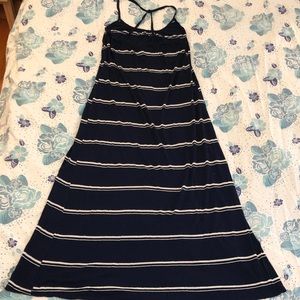 Forever 21 striped maxi dress, nautical